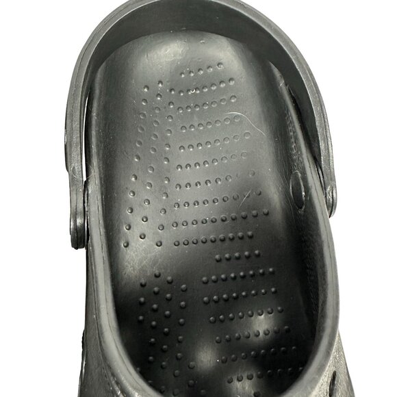 St Johns Bay Black Rubber Clog Sandals Womens Size 10-11 Lightweight Comfort Fit - Picture 6 of 9